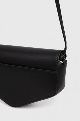 Dkny poseta de piele culoarea negru