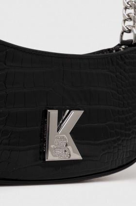 Karl Lagerfeld poseta culoarea negru