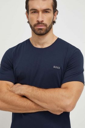 BOSS tricou bărbați, culoarea bleumarin, uni 50515391