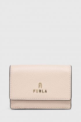 Furla portofel de piele femei, culoarea bej