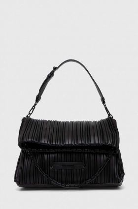 Karl Lagerfeld poseta culoarea negru