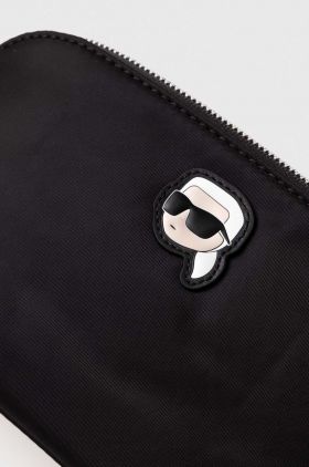 Karl Lagerfeld portfard culoarea negru