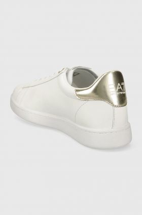 EA7 Emporio Armani sneakers din piele culoarea alb