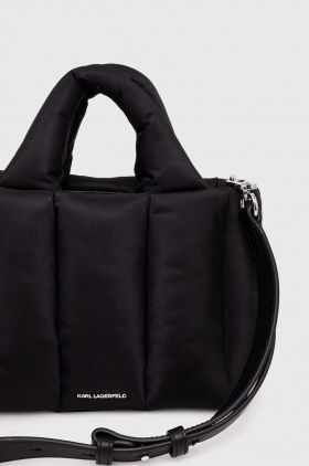 Karl Lagerfeld poseta culoarea negru