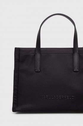 Karl Lagerfeld poseta culoarea negru