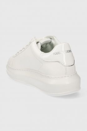 Karl Lagerfeld sneakers din piele KAPRI culoarea alb, KL62530N