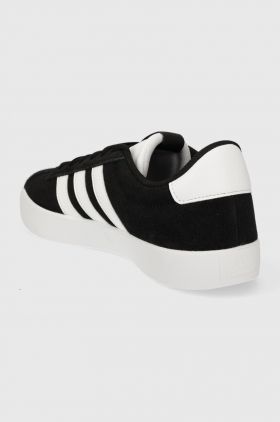 adidas sneakers din piele intoarsă COURT culoarea negru ID6278