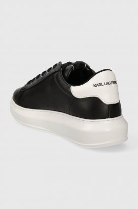 Karl Lagerfeld sneakers din piele KAPRI MENS culoarea negru, KL52530N