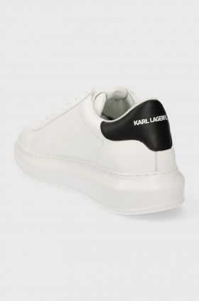 Karl Lagerfeld sneakers din piele KAPRI MENS culoarea alb, KL52530N