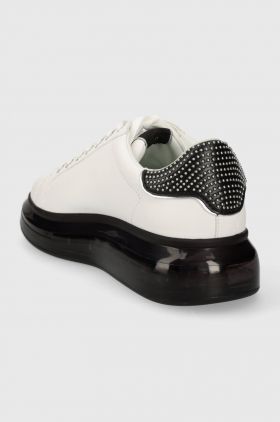 Karl Lagerfeld sneakers din piele KAPRI KUSHION culoarea alb, KL52631N