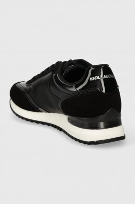 Karl Lagerfeld sneakers din piele VELOCITOR II culoarea negru, KL52931N