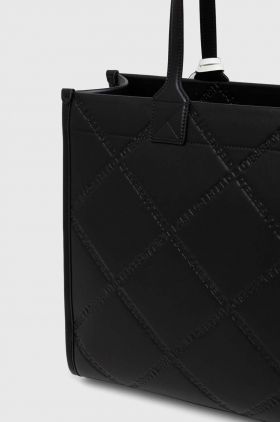 Karl Lagerfeld poseta culoarea negru