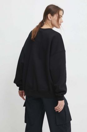 Answear Lab bluza femei, culoarea negru, cu imprimeu