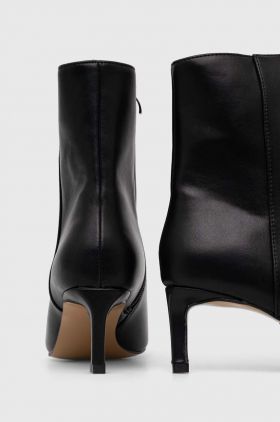 Answear Lab botine femei, culoarea negru, cu toc cui