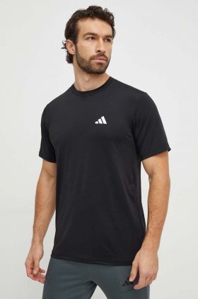 adidas Performance tricou de antrenament Training Essentials culoarea negru, uni IC7413