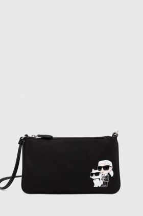 Karl Lagerfeld borseta femei, culoarea negru