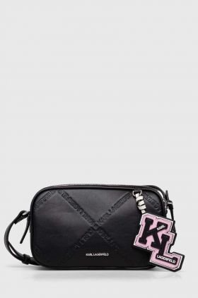 Karl Lagerfeld poseta culoarea negru