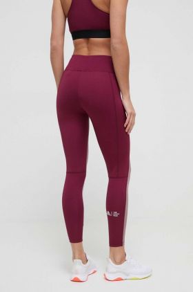 The North Face leggins de antrenament culoarea violet, neted