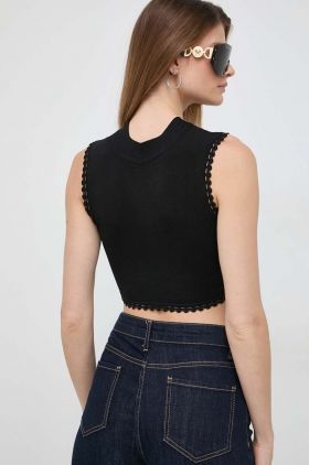 Victoria Beckham top culoarea negru 1423KTP004903A