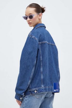 Karl Lagerfeld Jeans geaca jeans femei, de tranzitie, oversize