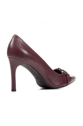 Geox stilettos de piele D FAVIOLA A culoarea bordo, D358UA000TUC7011