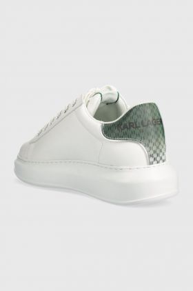 Karl Lagerfeld sneakers din piele KAPRI MENS culoarea alb, KL52533N