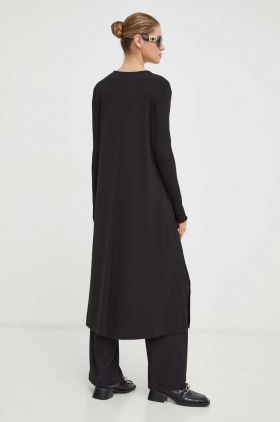 Day Birger et Mikkelsen rochie culoarea negru, midi, drept