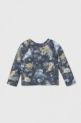 Jamiks longsleeve de baie pentru copii culoarea gri