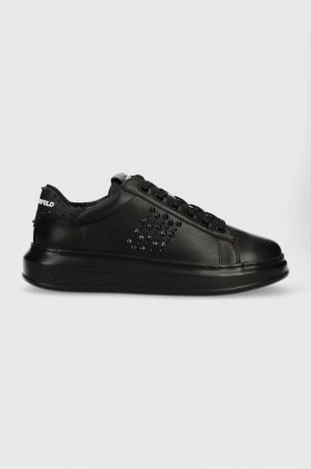 Karl Lagerfeld sneakers din piele KAPRI MENS culoarea negru, KL52574