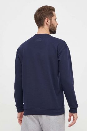 adidas bluză bărbați, culoarea bleumarin, cu imprimeu IW1191