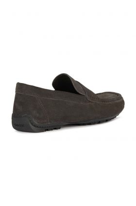 Geox mocasini din piele intoarsa U KOSMOPOLIS + GRIP barbati, culoarea gri, U36CFA00022C6372