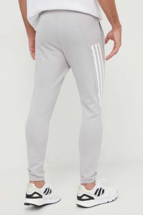 adidas pantaloni de trening culoarea gri, uni IR9203