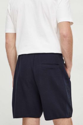 Armani Exchange pantaloni scurti barbati, culoarea albastru marin