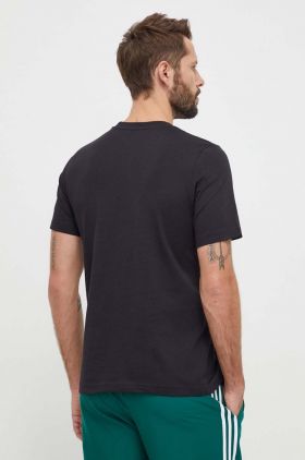 adidas tricou din bumbac bărbați, culoarea negru, cu imprimeu IM8297