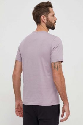 adidas tricou din bumbac bărbați, culoarea roz, uni IS1316