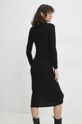 Answear Lab rochie culoarea negru, mini, mulata