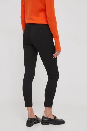 XT Studio pantaloni femei, culoarea negru, mulata, high waist