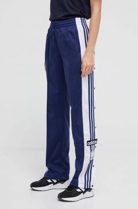 adidas Originals pantaloni de trening culoarea bleumarin, cu imprimeu IP0619