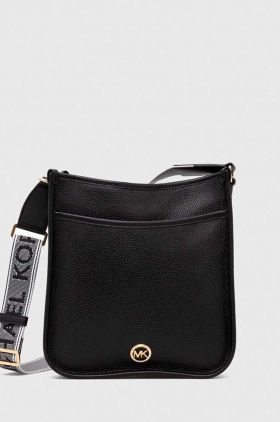 MICHAEL Michael Kors poseta de piele culoarea negru