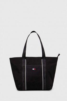 Tommy Jeans poșetă culoarea negru AW0AW15824