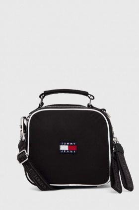 Tommy Jeans poșetă culoarea negru AW0AW16100