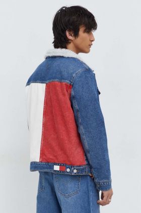 Tommy Jeans geacă din denim bărbați, de tranziție DM0DM18241