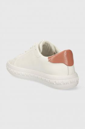 MICHAEL Michael Kors sneakers din piele Grove culoarea alb, 43R4GVFS1L