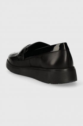 Geox mocasini D ARLARA A femei, culoarea negru, cu platforma, D36LCA0Y3HHC9999