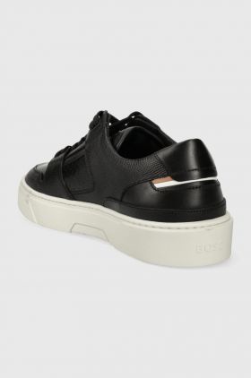 BOSS sneakers din piele Gary culoarea negru, 50512161