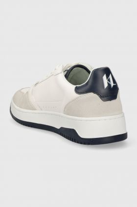 Karl Lagerfeld sneakers din piele KREW KL culoarea alb, KL53024A