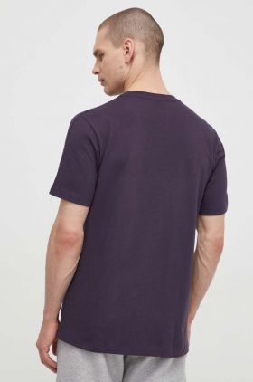 adidas Originals tricou din bumbac Fashion Graphic bărbați, culoarea violet, uni, IT7493