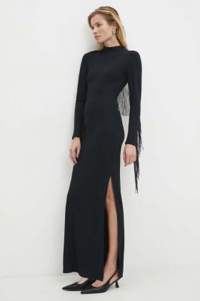 Answear Lab rochie culoarea negru, maxi, mulata