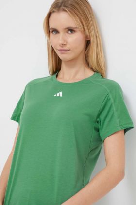 adidas Performance tricou de antrenament Training Essentials culoarea verde IS3958