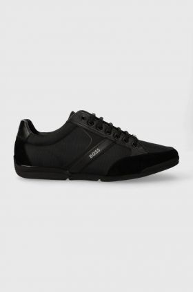 BOSS sneakers Saturn culoarea negru, 50498265